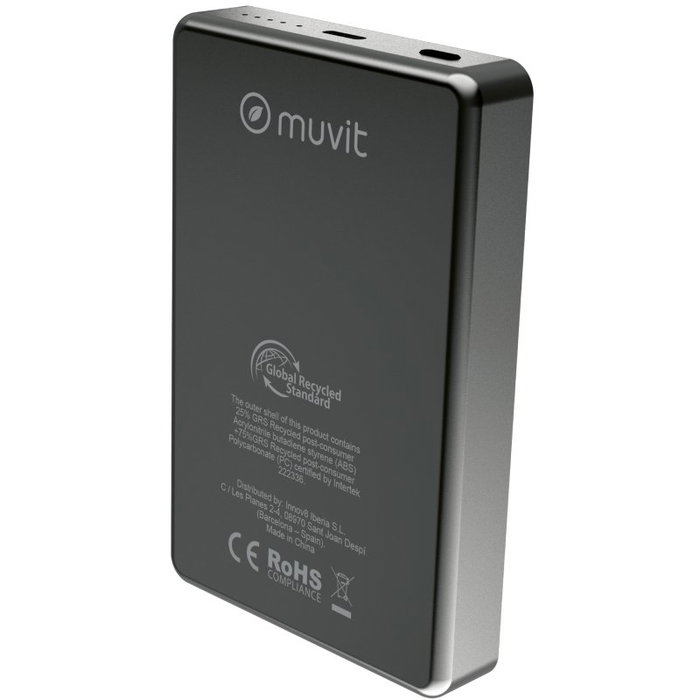 Muvit For Change Powerbank 10000mAh MCCHP0010 Negra